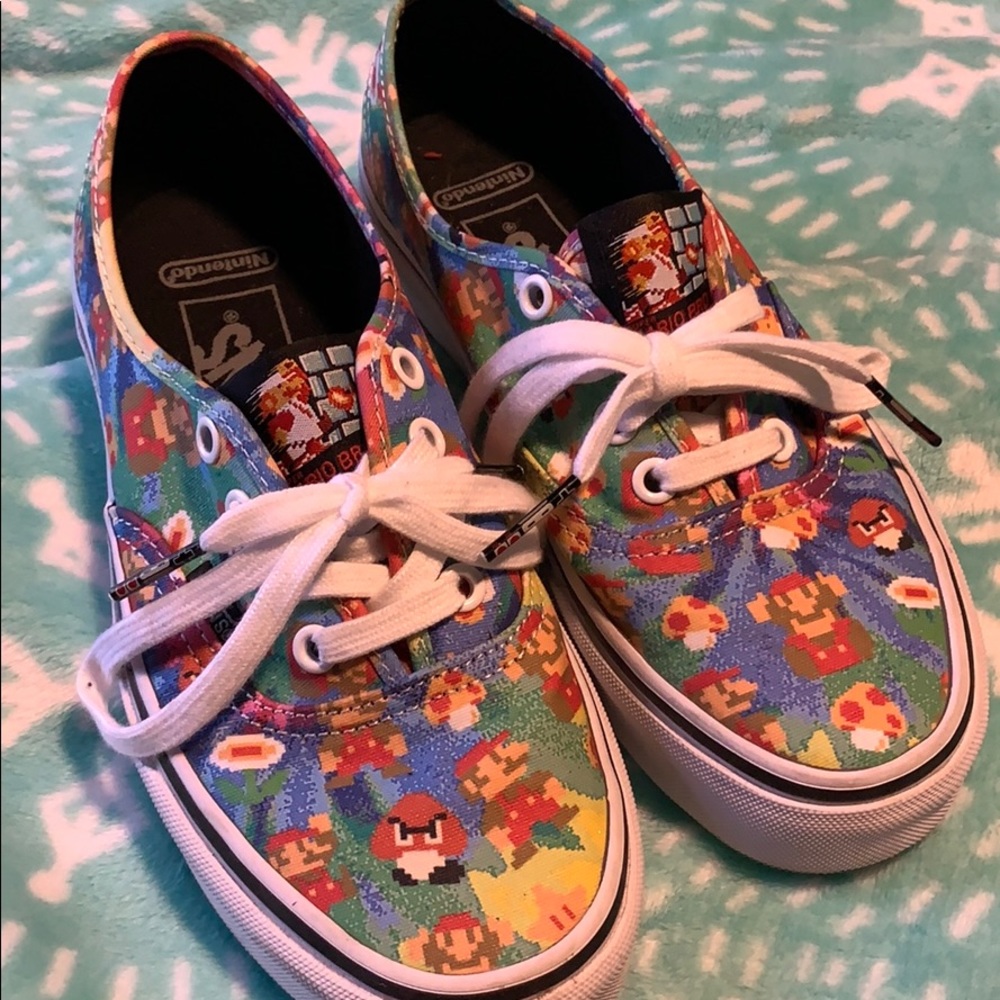 Vans Nintendo collection Mario tie-dye